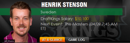 Take Henrik Stenson?
