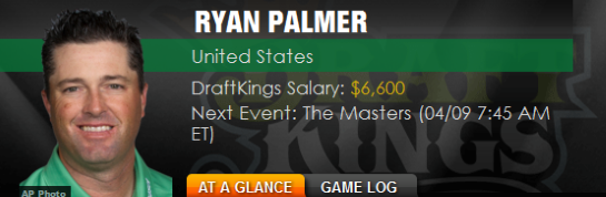 Betting Ryan Palmer